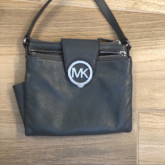 Gray Michael Kors Crossbody Travel Bag - Picture 4 of 4